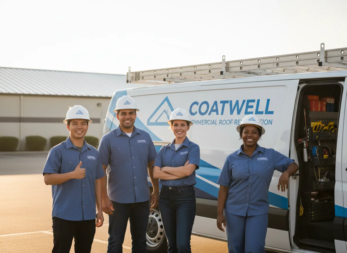 Commercial roof coating company in Grulla, TX